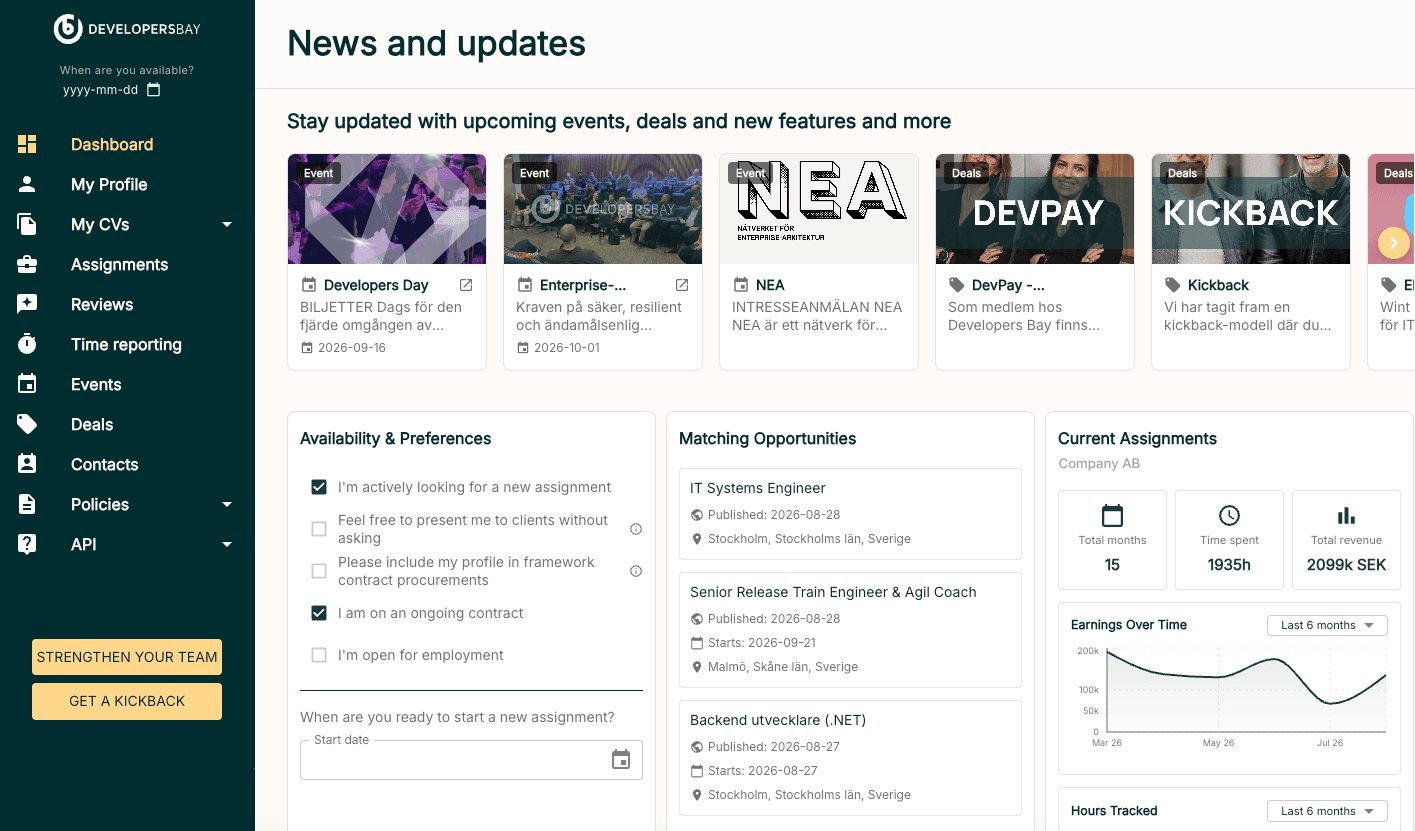 Box dashboard