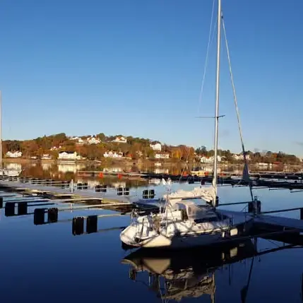 boat in harbor