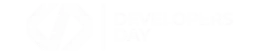 Developers Day logga (vit)